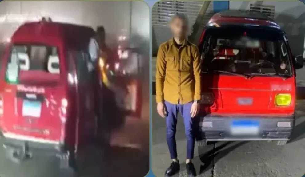 ضبط قائد سيارة ”فان” يؤدي حركات استعراضية خطرة بالإسكندرية