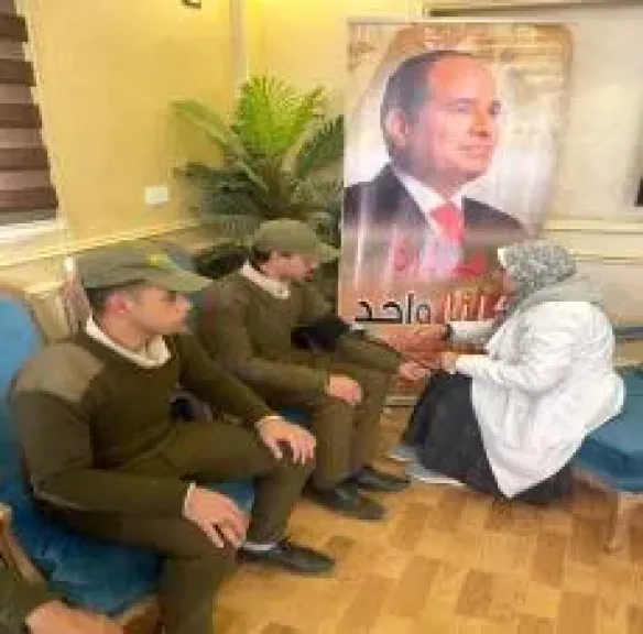 أمن الفيوم تنظم حملة للتبرع بالدم 