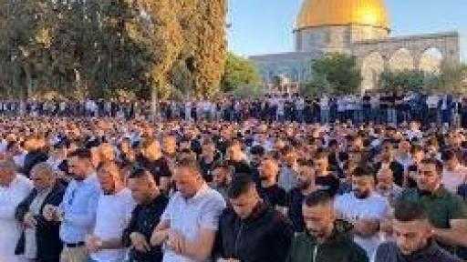 إسرائيل تسمح فقط لـ10 آلاف فلسطيني من الضفة بإقامة صلاة الجمعة في الأقصى خلال رمضان