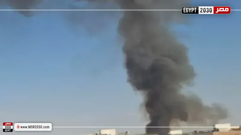 إيران.. حريق ضخم في منطقة برند جنوب طهران