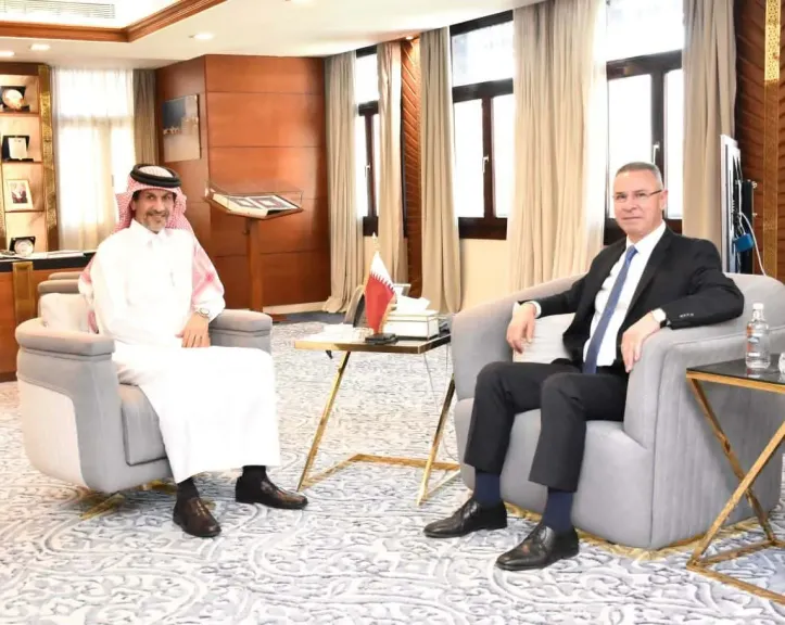 الأمين العام المساعد للجامعة العربية يناقش مع سفير قطر تطورات الوضع في الأراضي الفلسطينية