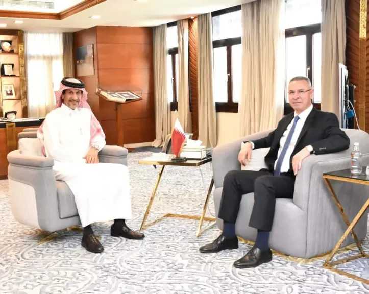 الأمين العام المساعد للجامعة العربية يناقش مع سفير قطر تطورات الوضع في الأراضي الفلسطينية
