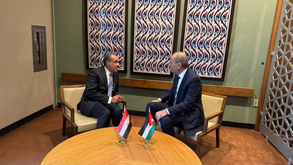 وزير الخارجية يلتقي نظيره الأردني فى نيويورك ويبحثان سبل تعزيز التشاور بين البلدين