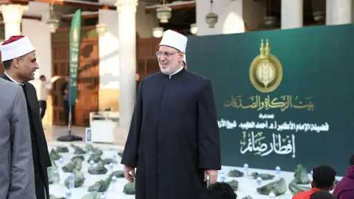 بواقع 7 آلاف وجبة.. الضويني يتفقد تجهيزات إفطار بيت الزكاة والصدقات الجماعي بالجامع الأزهر في أول رمضان