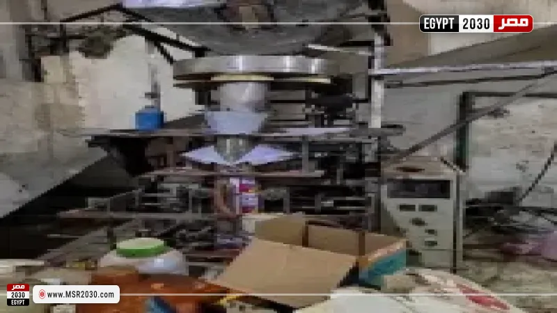 ضبط مصنع غير مرخص