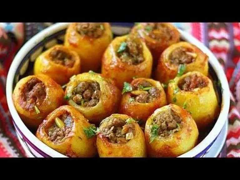 طريقة عمل البطاطس المحشية