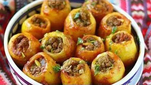 طريقة عمل البطاطس المحشية