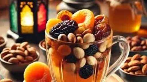 طريقة عمل الخشاف بالمكسرات في المنزل