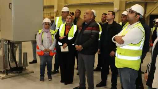 وزير الكهرباء يتفقد محطة الربط الكهربائي المصري السعودي العملاقة جهد 500 كيلو فولت