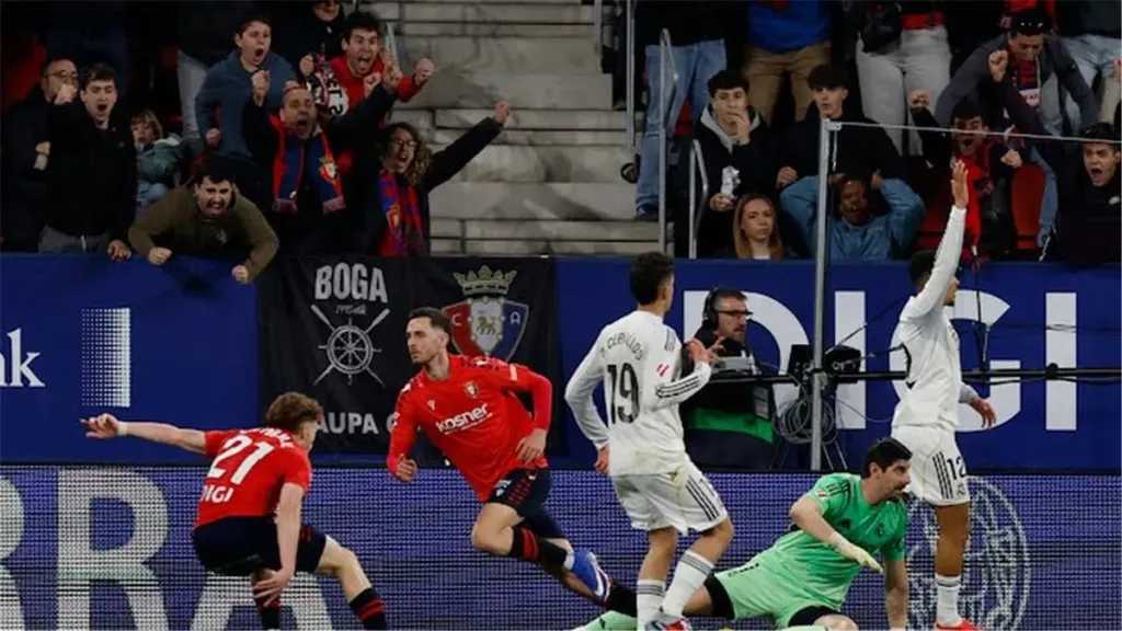 فيديو | أوساسونا يوجّه ضربة قاتلة لريال مدريد في الدوري الإسباني