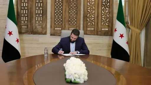 الرئيس السوري يكلف مبعوثا رئاسيا لتنفيذ الاتفاق مع... الرئيس السوري يكلف مبعوثا رئاسيا لتنفيذ الاتفاق مع قسد