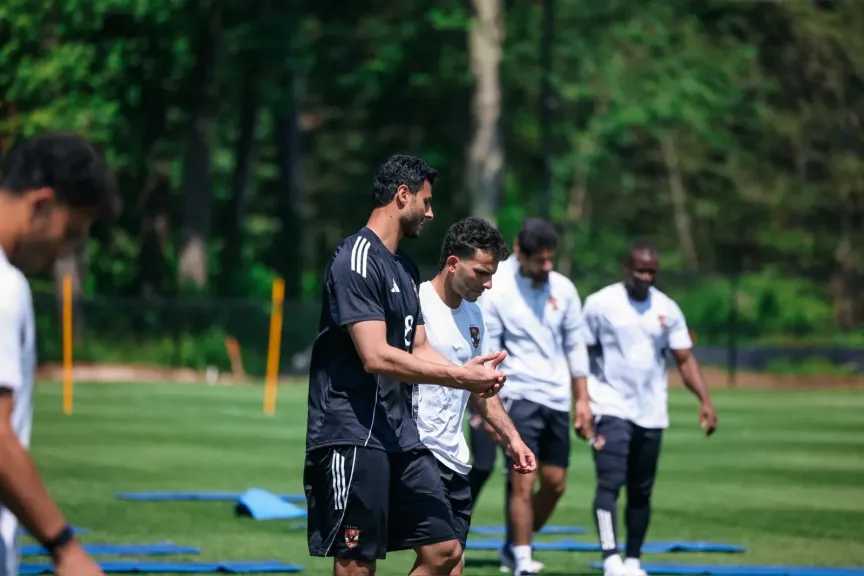 الأهلي يختتم استعداداته لمواجهة سموحة في دوري نايل