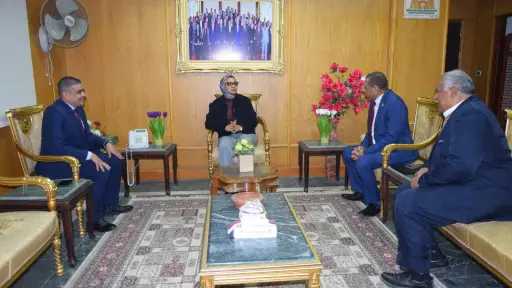 محافظ الوادي الجديد تلتقي أعضاء مجلسي النواب والشيوخ