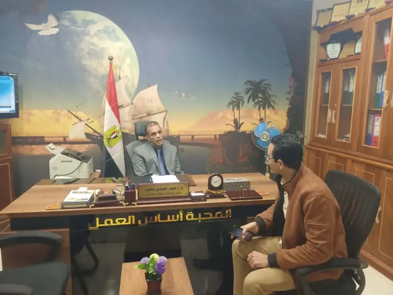 الدكتور أحمد حمدي ومحرر بوابة مصر 2030