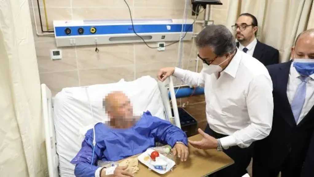 وزير الصحة يتفقد النموذج الأول لرعاية السكتة الدماغية بمستشفى القناطر الخيرية