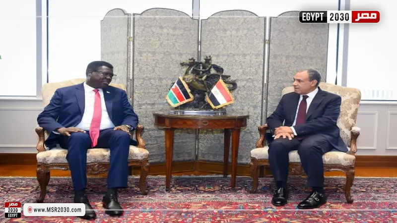 وزير الخارجية ونظيره الجنوب سوداني