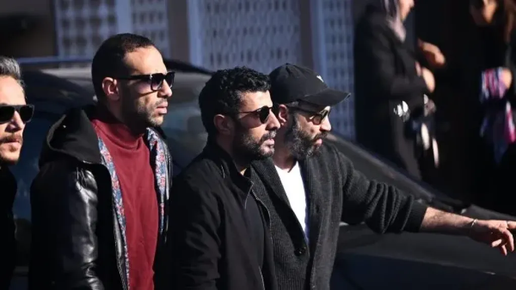 جنازة والد مي عمر 
