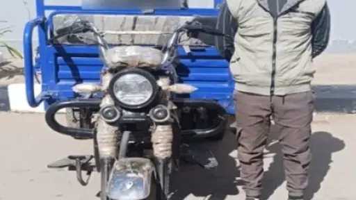 ضبط سارِق تروسيكل بالمنيا بعد تداول فيديو عبر السوشيال ميديا