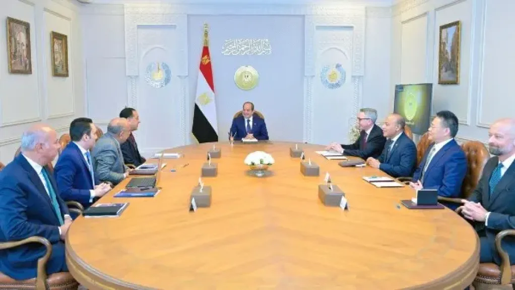 الرئيس السيسى خلال اللقاء