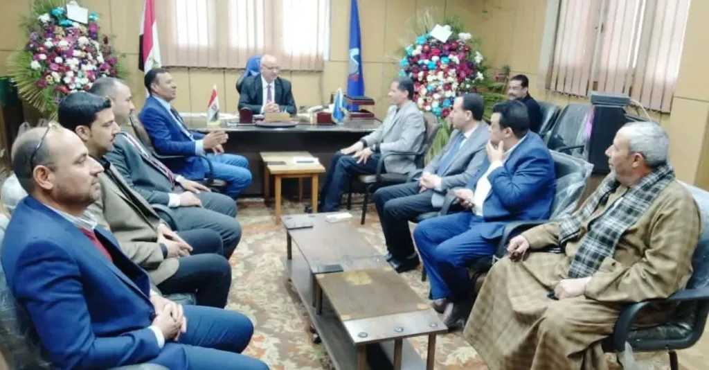 وكيل الزراعة بالبحيرة يستقبل مسئولي الإصلاح الزراعي لمناقشة طلبات المزارعين