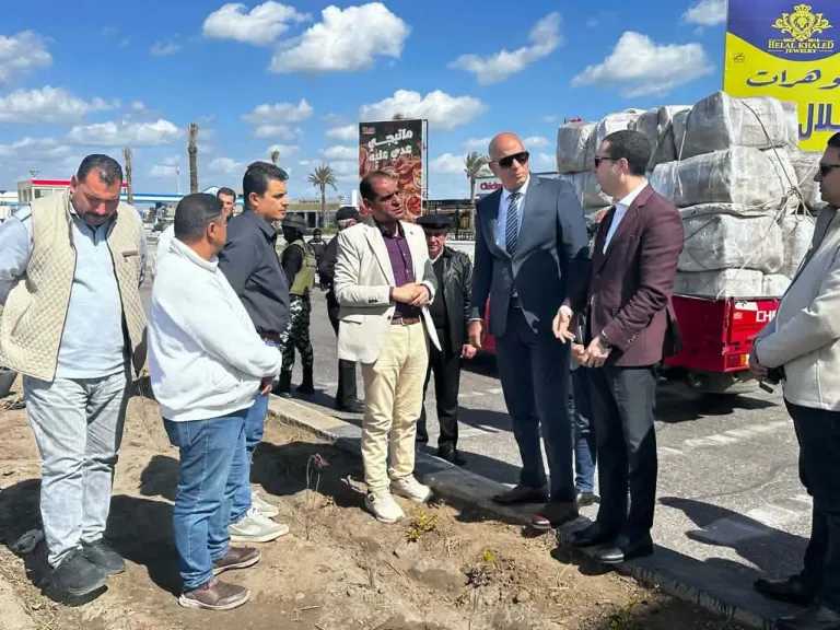 محافظ كفر الشيخ يتفقد تطوير محور 30 يونيو.. وزراعة 60 ألف شجرة ضمن مبادرة كفر الشيخ للأخضر