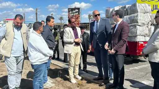 محافظ كفر الشيخ يتفقد تطوير محور 30 يونيو.. وزراعة 60 ألف شجرة ضمن مبادرة كفر الشيخ للأخضر