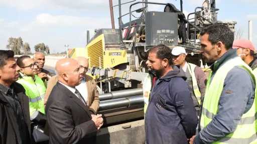 وزير النقل يتفقد مشروع إنشاء طريق حر من بنها حتى المنصورة