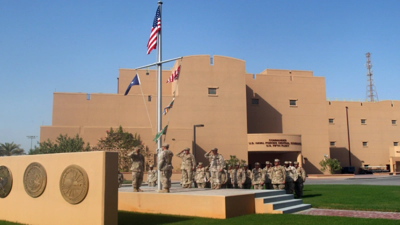 صورة أرشيفية للقاعدة الأمريكية في البحرين