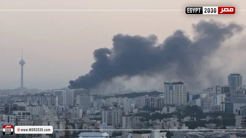 جانب من القصف الأمريكي لطهران