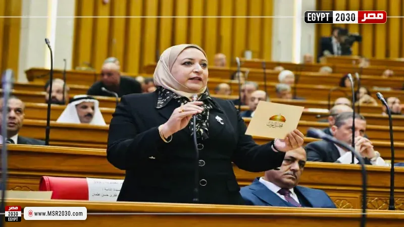 نائبة تتقدم ببيان عاجل بشأن تداعيات التصعيد الأمريكي الإسرائيلي بالمنطقة على الاستقرار المالي والغذائي لمصر