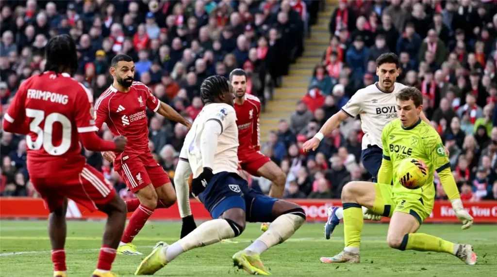 ليفربول يكتسح وست هام بخماسية في الدوري الإنجليزي