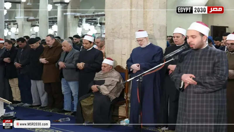 في أولى ليالي المغفرة،آلاف المصلين يناجون الله، صلاة التراويح ،الجامع الأزهر