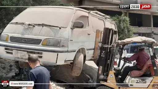 رفع 32 سيارة متهالكة من الشوارع والميادين خلال 24 ساعة