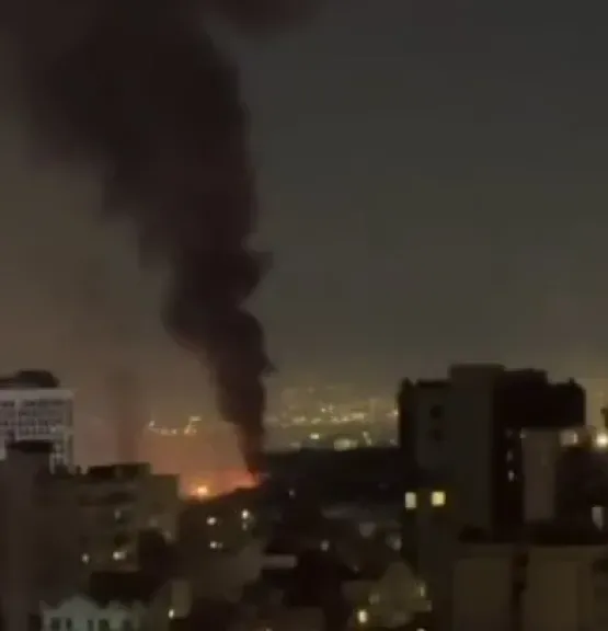 قصف يستهدف الإذاعة والتلفزيون الإيرانية