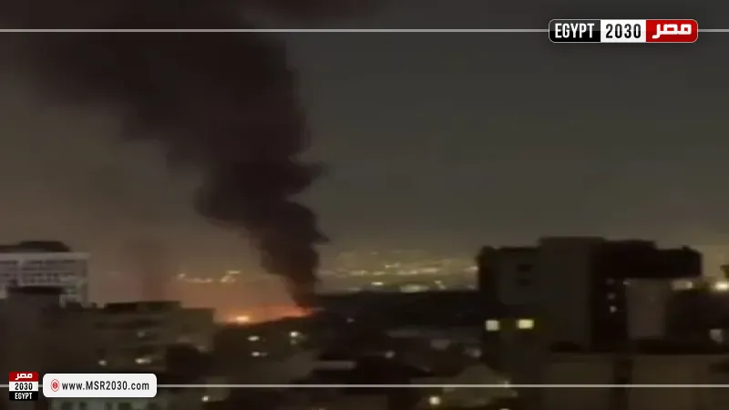 قصف يستهدف الإذاعة والتلفزيون الإيرانية