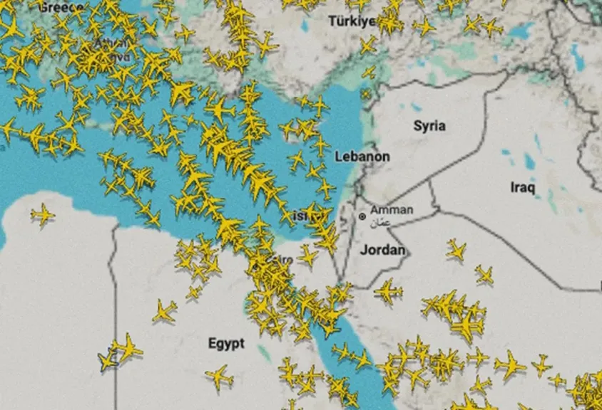 تكدس الطيران في مصر 