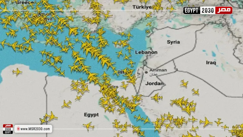 تكدس الطيران في مصر 