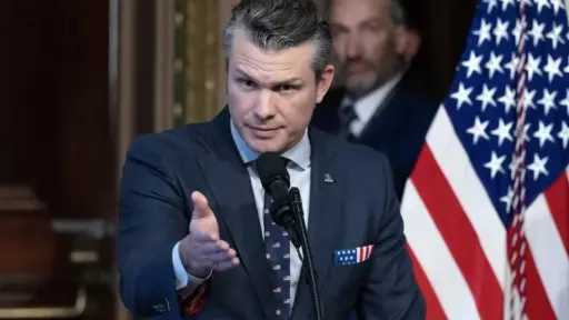 وزير الدفاع الأمريكي: الهجوم على إيران كان لإنهاء خطرها الصاروخي وتدمير أسطولها البحري والتخلص من الأسلحة النووية