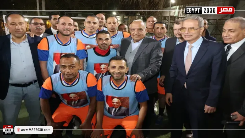 جانب من مشاركة وزير الكهرباء