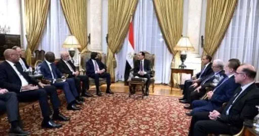 مدبولى يلتقى رئيس مجموعة البنك الدولى فى إطار زيارته الرسمية الأولى لمصر