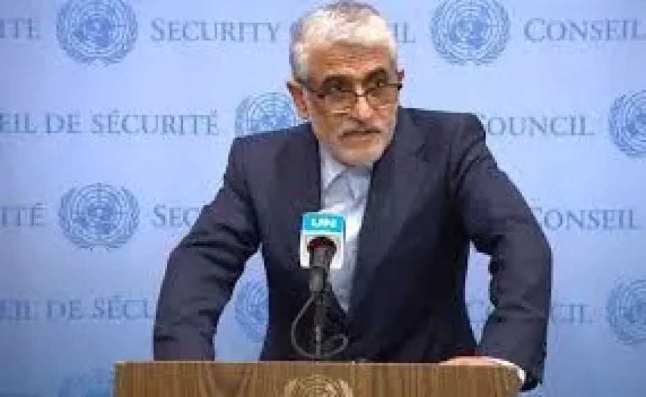 سفير إيران بالأمم المتحدة: سنواصل الدفاع عن أنفسنا ما دام “العدوان” مستمراً