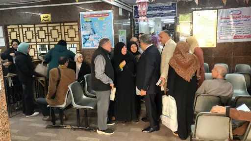 محافظ الدقهلية في زيارة مفاجئة لعيادة التأمين الصحي... محافظ الدقهلية في زيارة مفاجئة لعيادة التأمين الصحي بجديلة