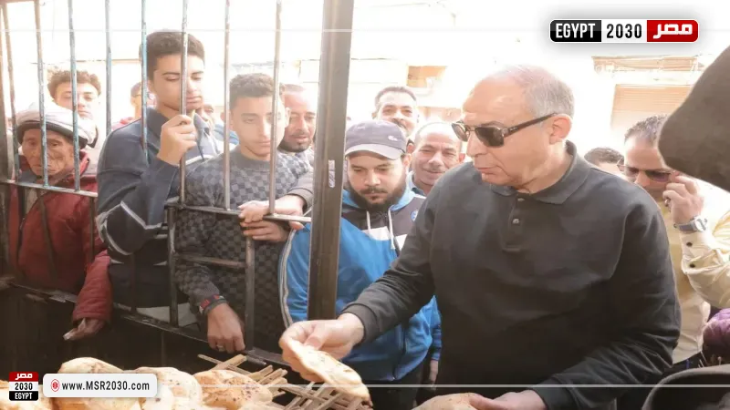 جولة لمحافظ المنيا بالمخابز