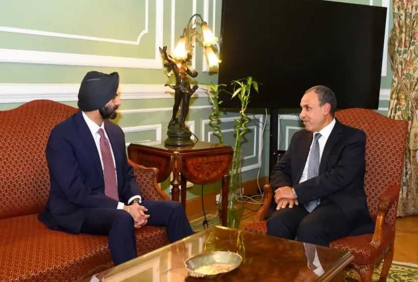 رئيس البنك الدولي يثني على الأداء الاقتصادي الذي حققته مصر في ظل التحديات الإقليمية والدولية