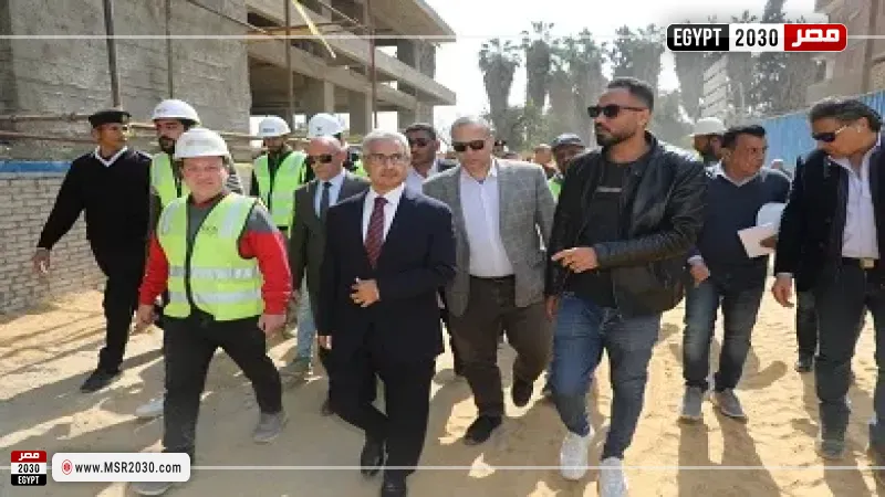 محافظ بني سويف يتابع تطوير مستشفى ببا ويوجه بتقرير شهري لنسب التنفيذ