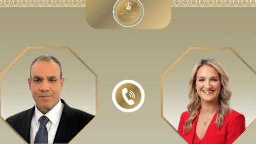 وزير الخارجية ونظيرته الأيرلندية يبحثان مستجدات الوضع الاقليمى وسبل احتواء التصعيد فى المنطقة