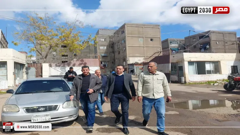 جانب من جولة نائب المحافظ