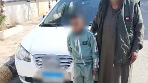 الأمن يكشف ملابسات فيديو طفل يقود سيارة فى السويس