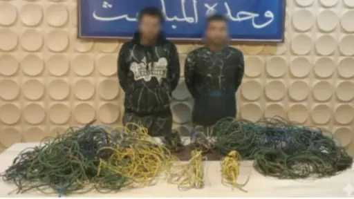 نفذ 6 جرائم ..ضبط سارق الأسلاك الكهربائية من الشقق بمدينة بدر