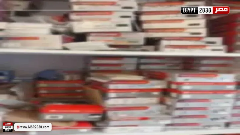 ضبط مستلزمات كهربائية مقلدة